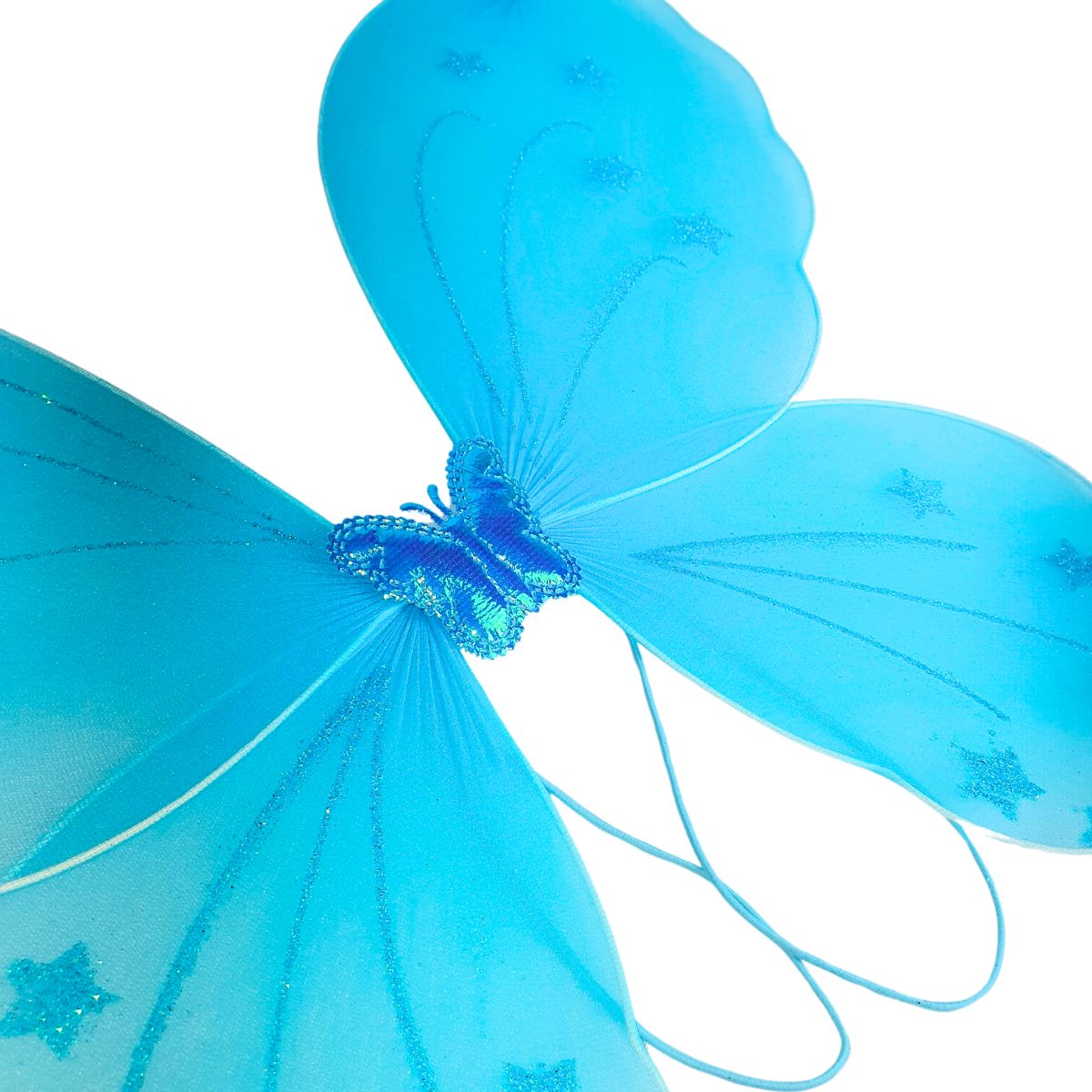 Kit Asa de Borboleta Acessórios Fantasia Carnaval Azul Kit Asa de Borboleta Acessórios Fantasia Carnaval Azul